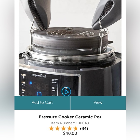 Pampered Chef Quick Cooker/Pressure Cooker - Picture 3 of 5